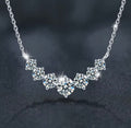 925 Sterling Silver Moissanite Ketting | GRA-gecertificeerd