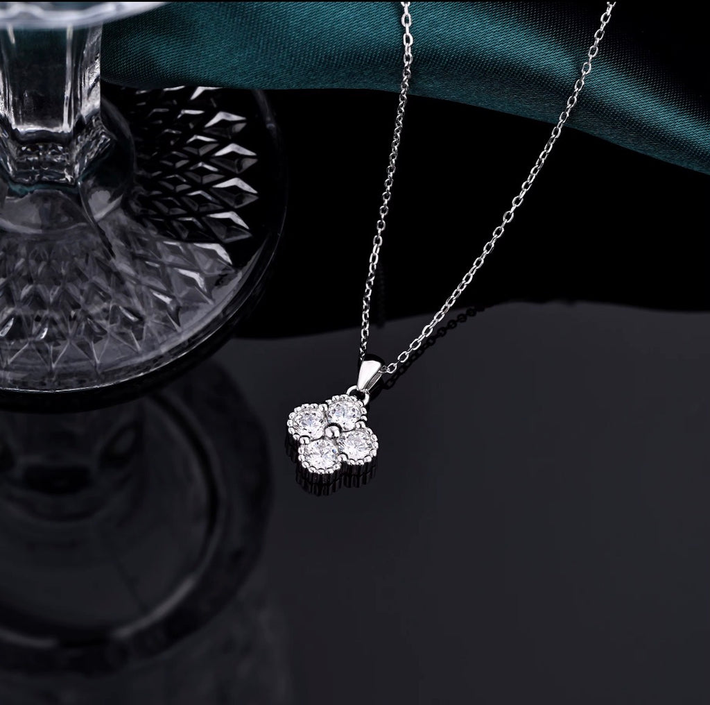 925 Sterling Silver Moissanite Ketting | GRA-gecertificeerd